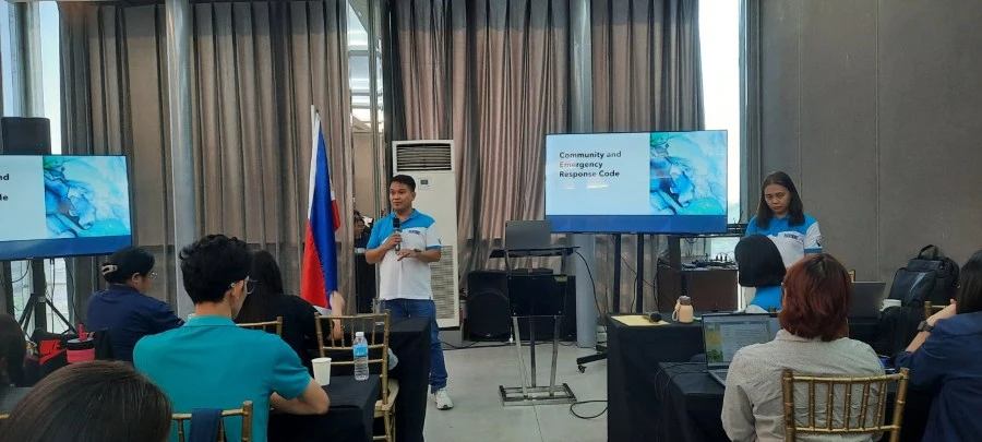 Country Health, Safety, Security and Sustainability Environment Manager at DKSH Philippines. Community Awareness and Emergency Response (CAER) discussed by Engr. Albert Samuela