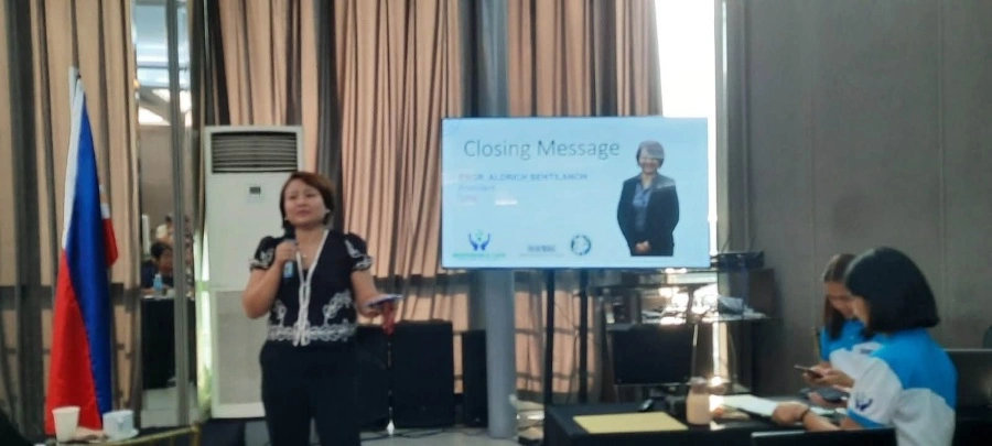 closing address by Engr. Aldrich F. Bentilanon