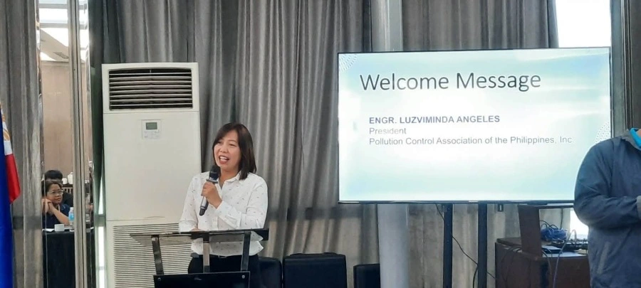 welcome message from Engr. Luzviminda Angeles