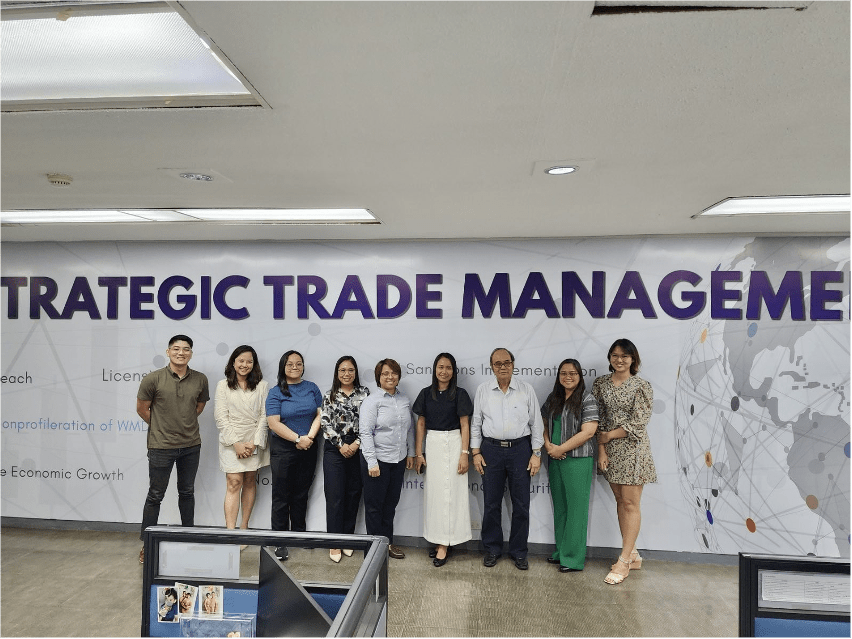 Courtesy Visit at the Department of Trade and Industry- Strategic Trade Management Office (DTI- STMO)