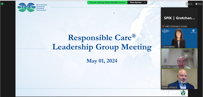 SPIK Takes Active Role in Responsible Care Leadership Group Conference Call