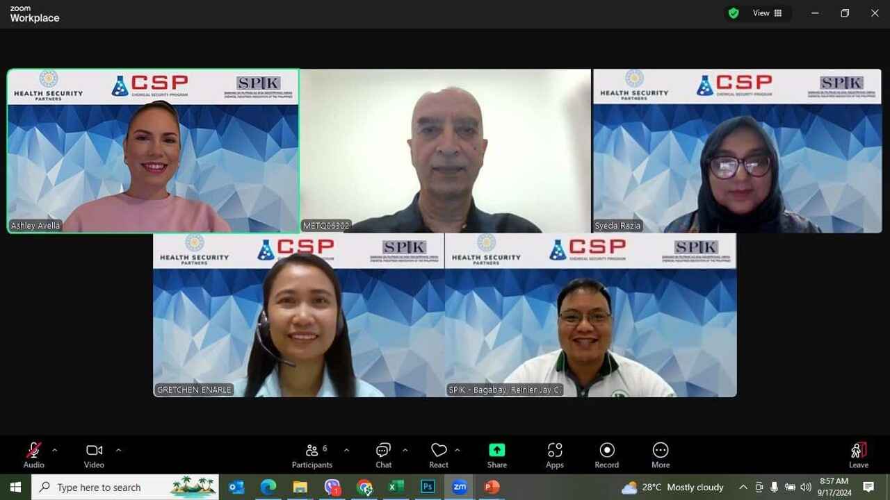 SPIK launched its chemical security webinar series for Southeast Asia’s SMEs on September 17, 2024, promoting safety practices and collaboration in the industry.