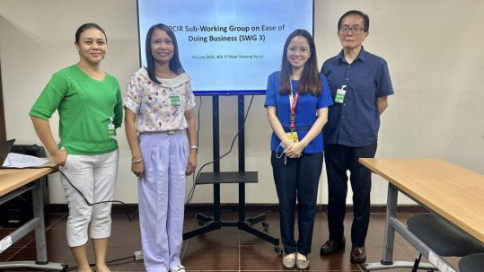 PCIR Subworking Group's June Meeting