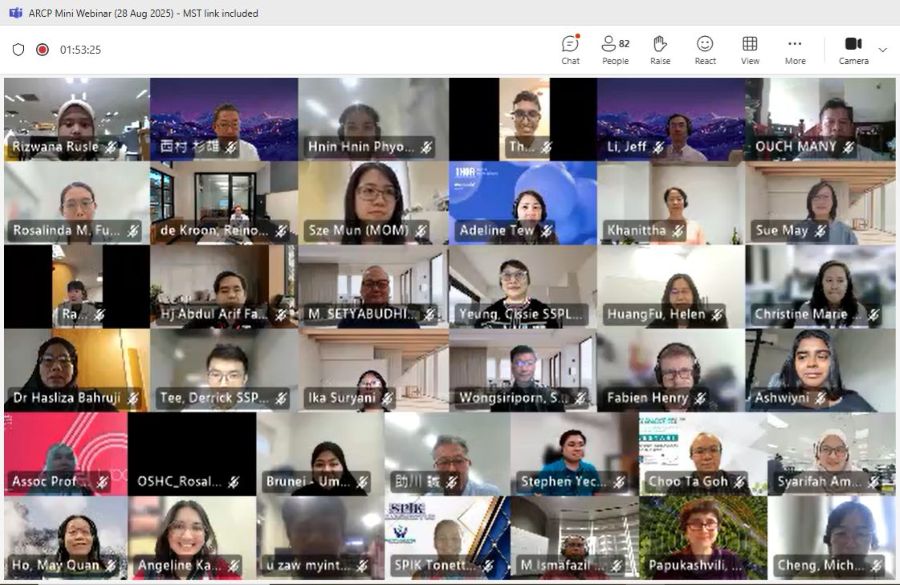 ASEAN chemical management webinar