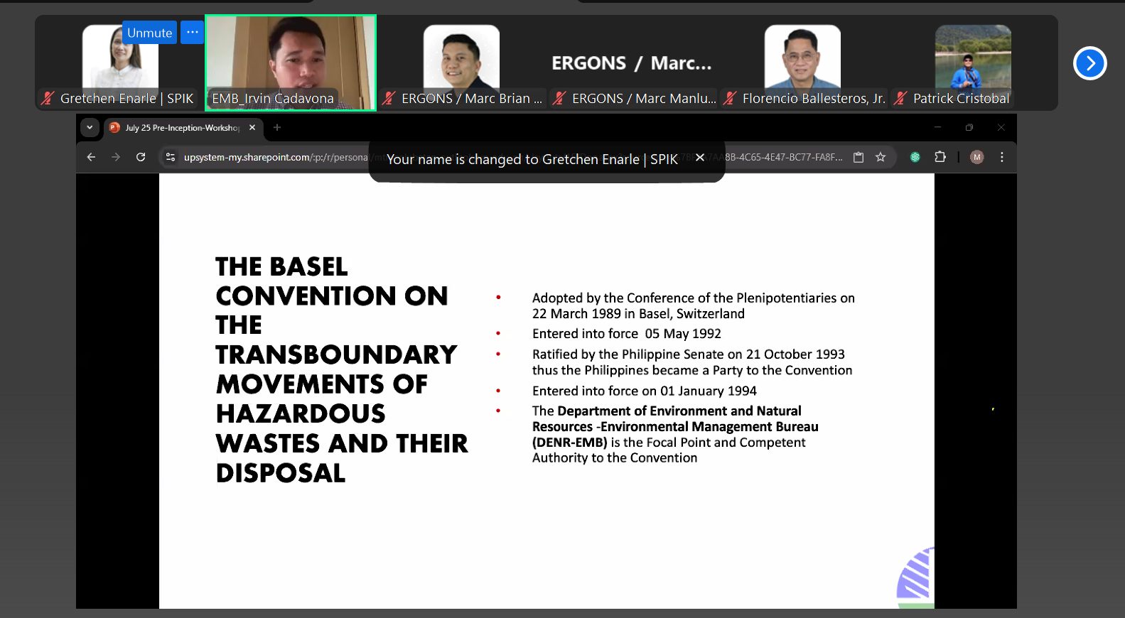 Public Consultation On the Basel Ban Amendment
