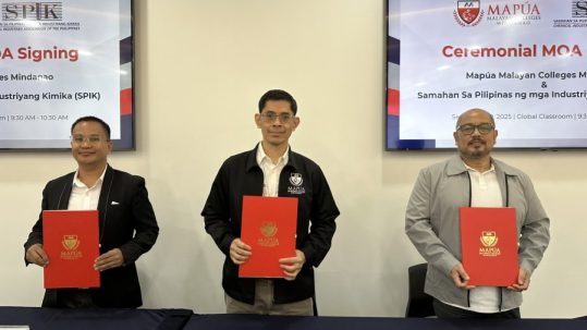 Sep 09- MOA Signing of SPIK and Mapua Malayan Colleges
