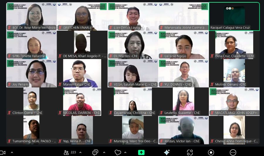 Responsible Care Awareness Webinar Gears up Philippines' Chemical Engineers for Safety and Sustainability