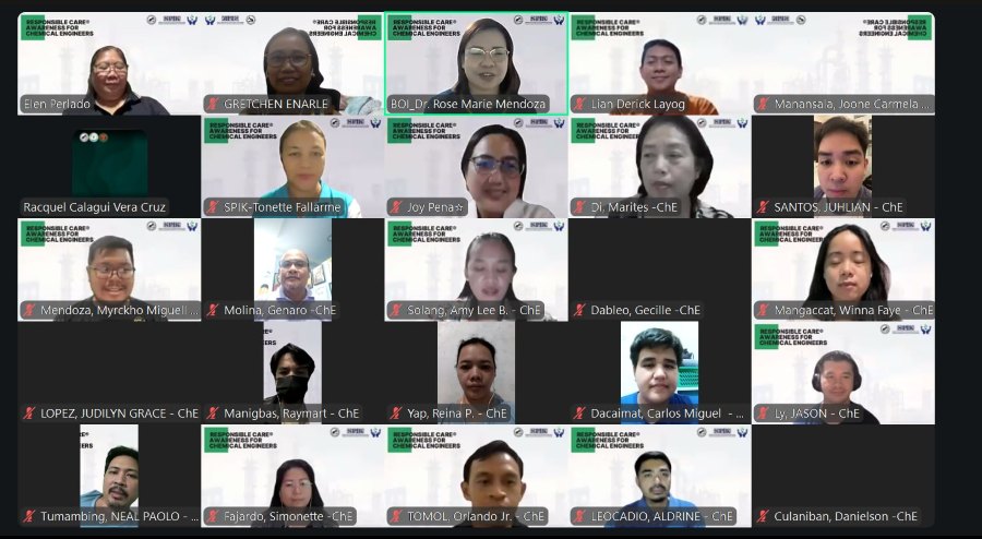 Responsible Care Awareness Webinar Gears up Philippines' Chemical Engineers for Safety and Sustainability