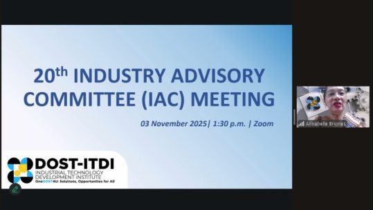 20th Industry Advisory Committee (IAC) Meeting Highlights: DOST-ITDI Unveils 2026 Project Plans