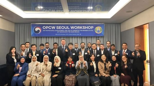 Philippine Delegates Attend OPCW Workshop on Peaceful Use of Chemistry in Seoul