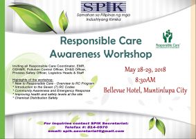 Responsible Care Awareness Workshop 2018