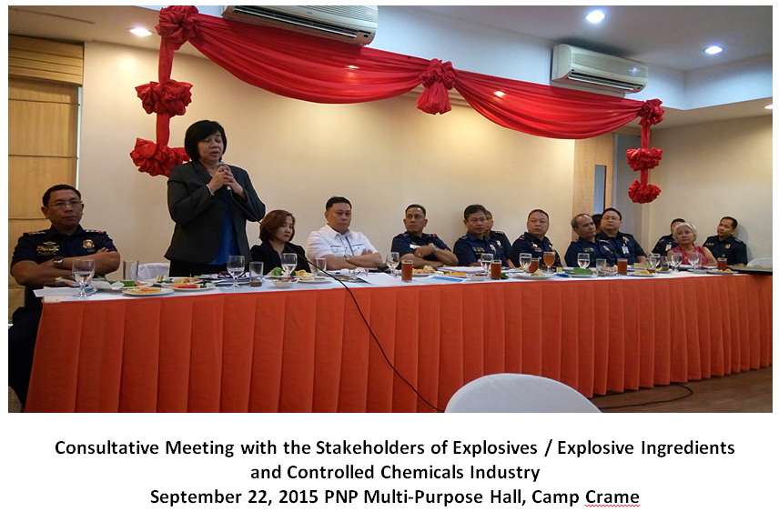 Consultative Meeting with the Stakeholders of Explosives