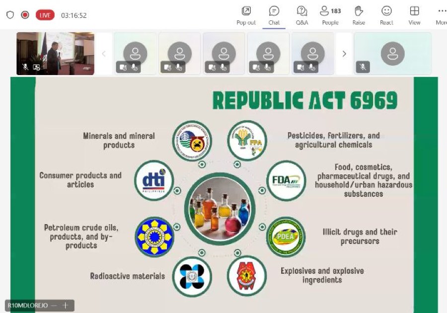 Chemical Regulation Updates for Mindanao Industries