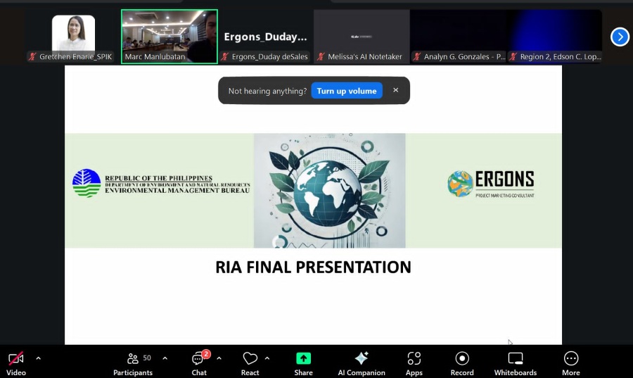 DENR-EMB Conducted Final Presentation of Regulatory Impact Assessment on Basel Convention Amendments and Hazardous Waste Roadmap DENR-EMB Conducted Final Presentation of Regulatory Impact Assessment on Basel Convention Amendments and Hazardous Waste Roadmap