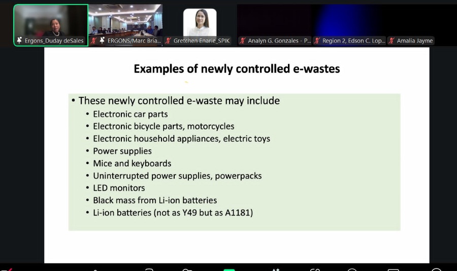 DENR-EMB Conducted Final Presentation of Regulatory Impact Assessment on Basel Convention Amendments and Hazardous Waste Roadmap